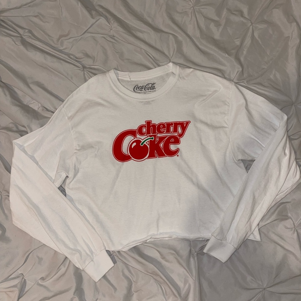 Cherry coca-cola  crop top